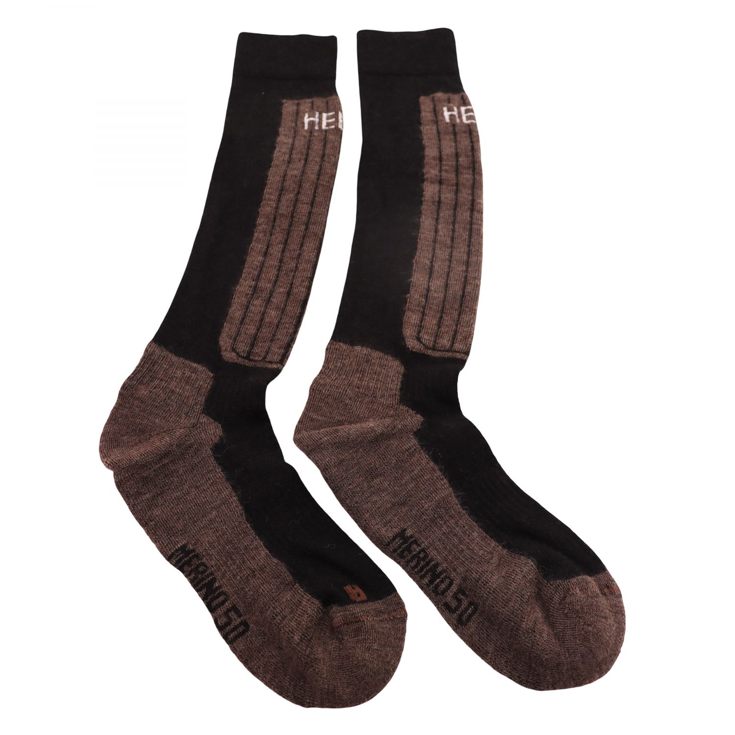 Helios Merino One 60, calze da sci, marrone