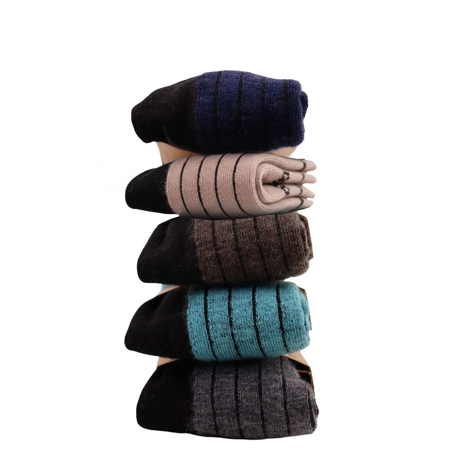 Helios Merino One 60, chaussettes de ski, 2 paires, rose