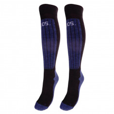 Helios Merino One 60, meias de esqui, 2 pares, azul marinho