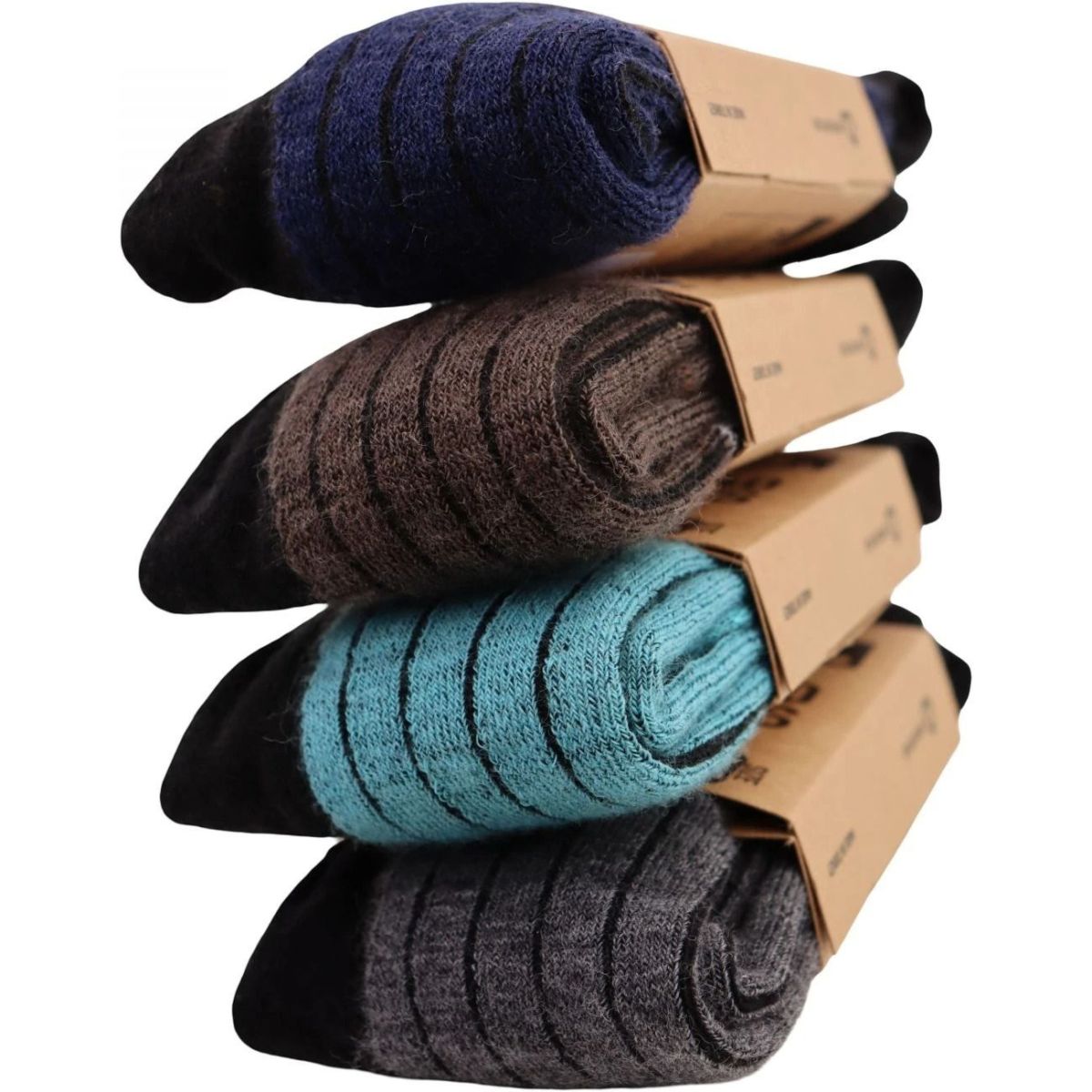Helios Merino One 60, meias de esqui, 2 pares, azul marinho