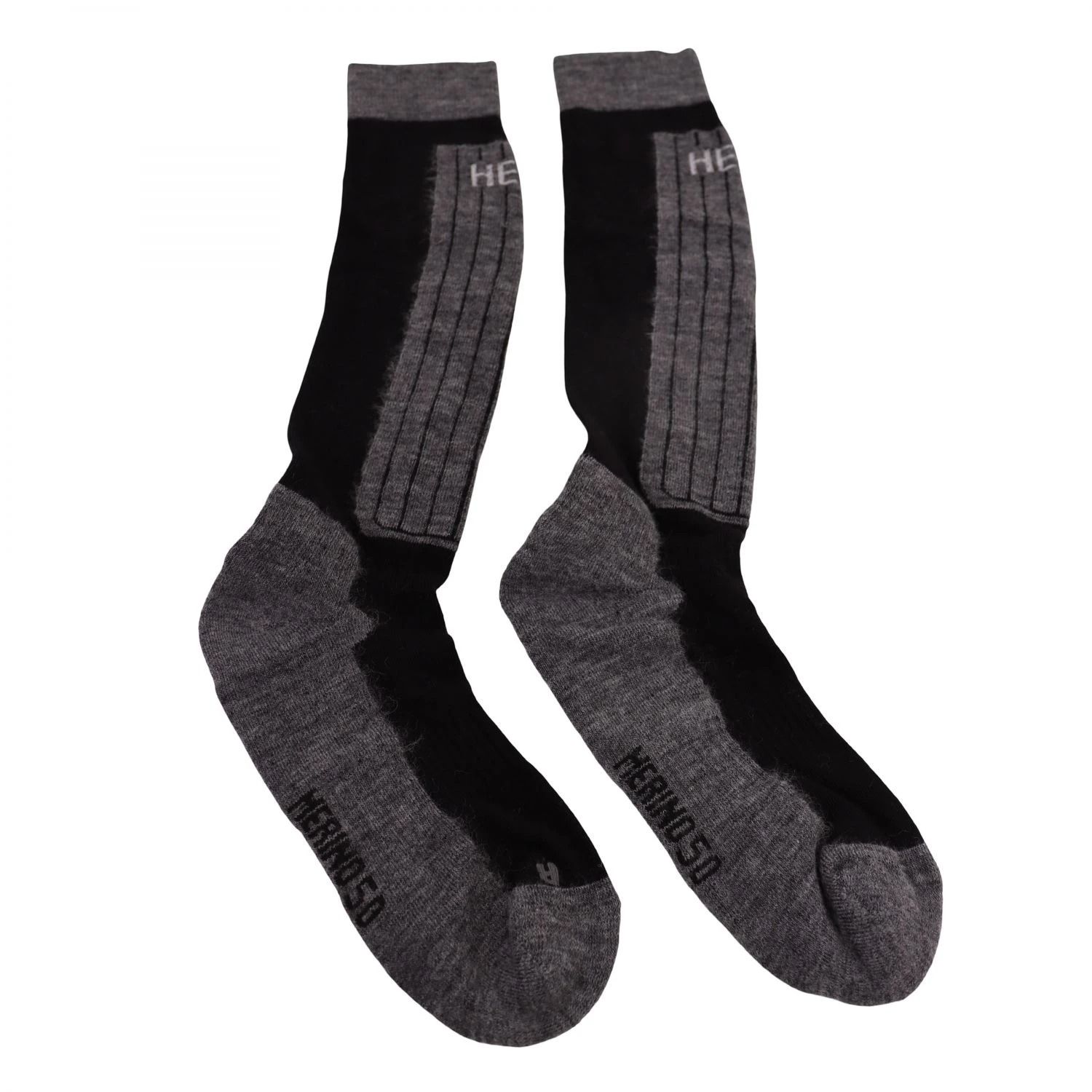 Helios Merino One 60, sízokni, 2 pár, fekete