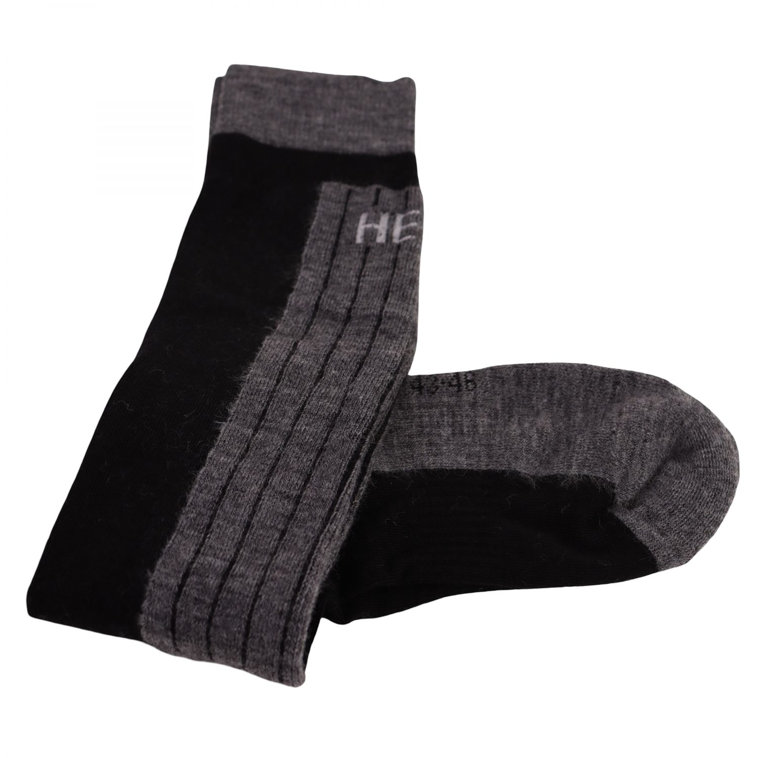 Helios Merino One 60, ski socks, black