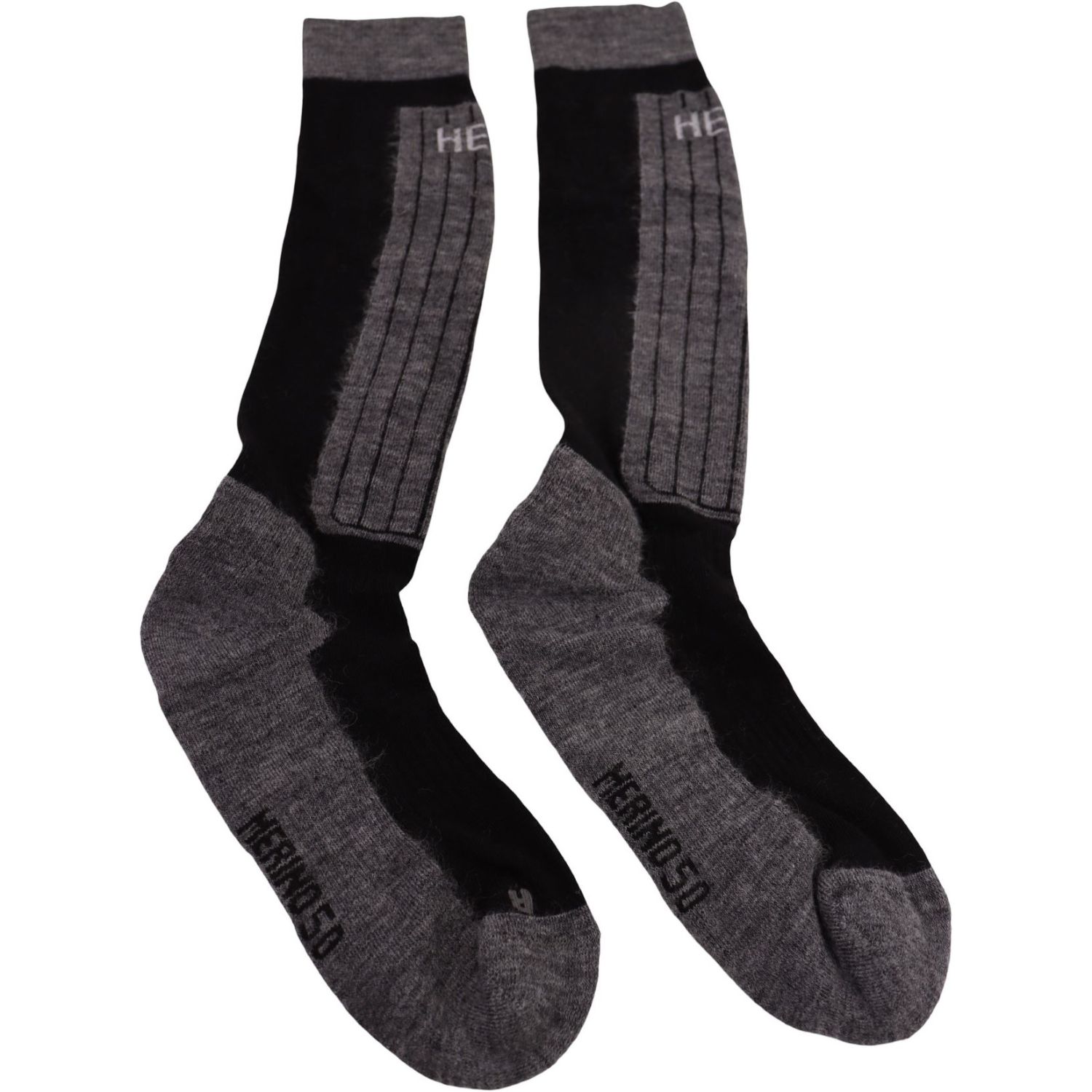 Helios Merino One 60, ski socks, black