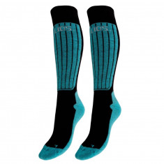 Helios Merino One 60, ski socks, 2 pairs, light blue