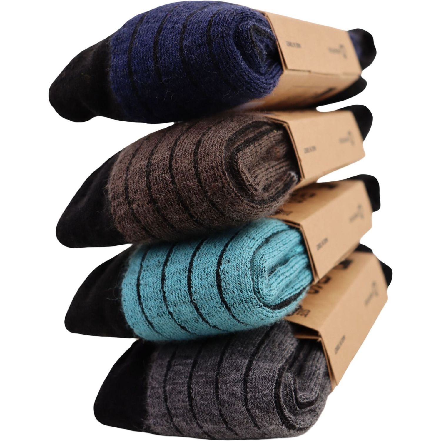 Helios Merino One 60, Skidstrumpor, Brun