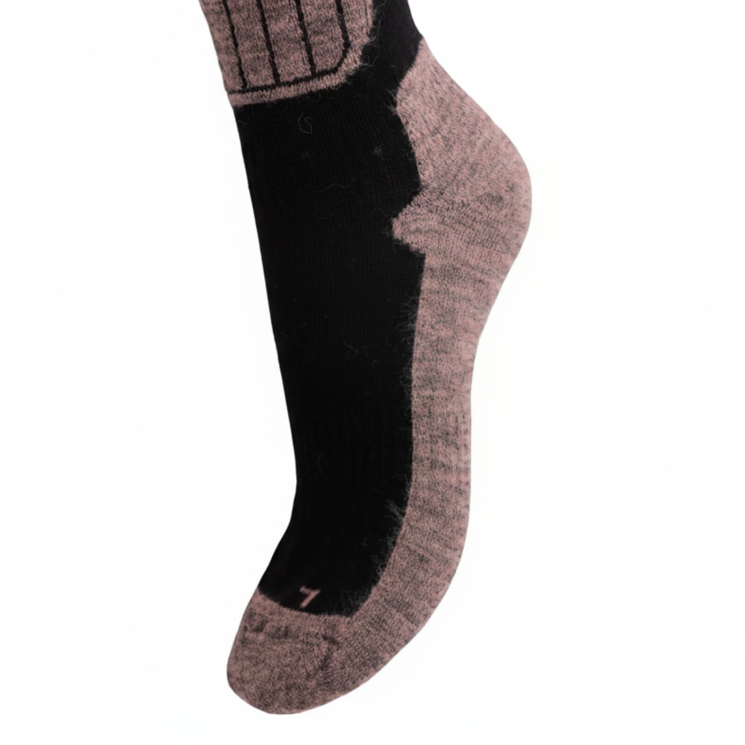 Helios Merino One 60, skistrømper, pink