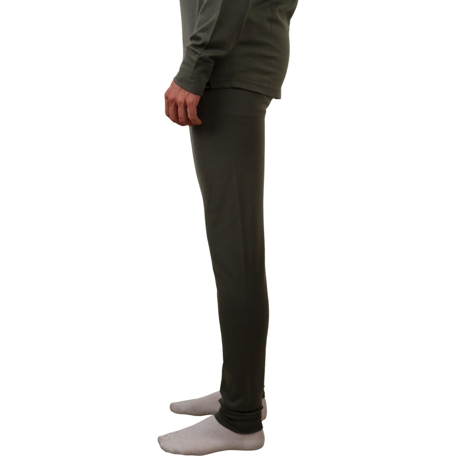 Helios Merino One, base layer pants, men, green