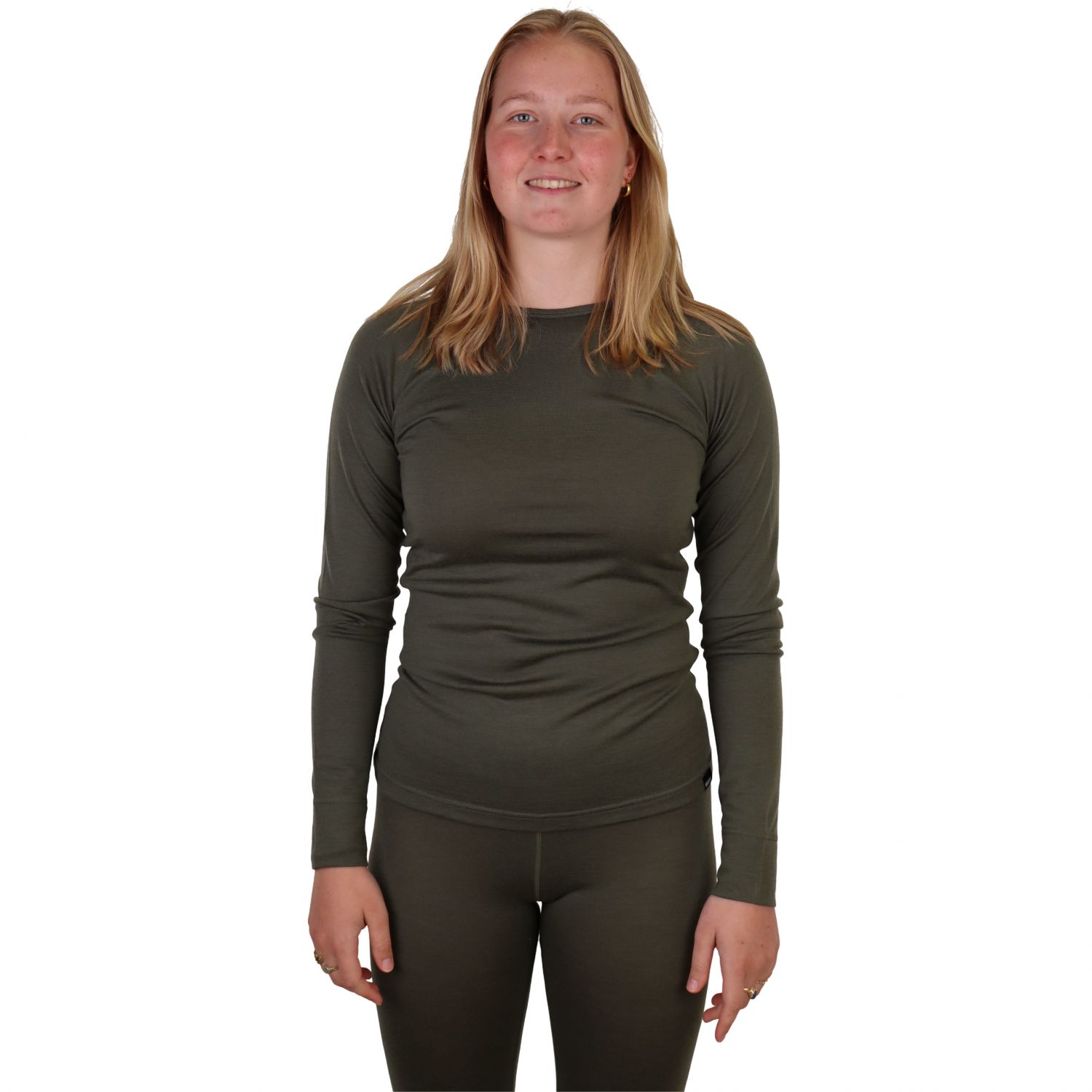 Helios Merino One, base layer top, women, green