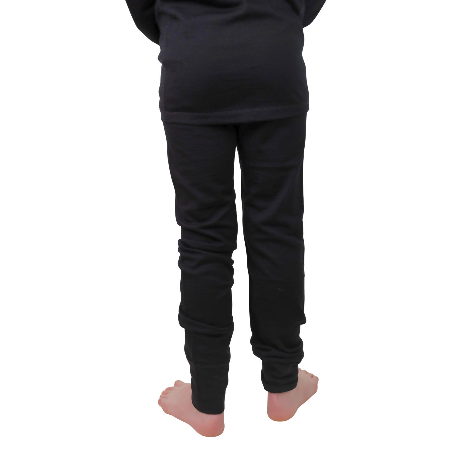 Helios Merino One, baselayer pants, junior, black