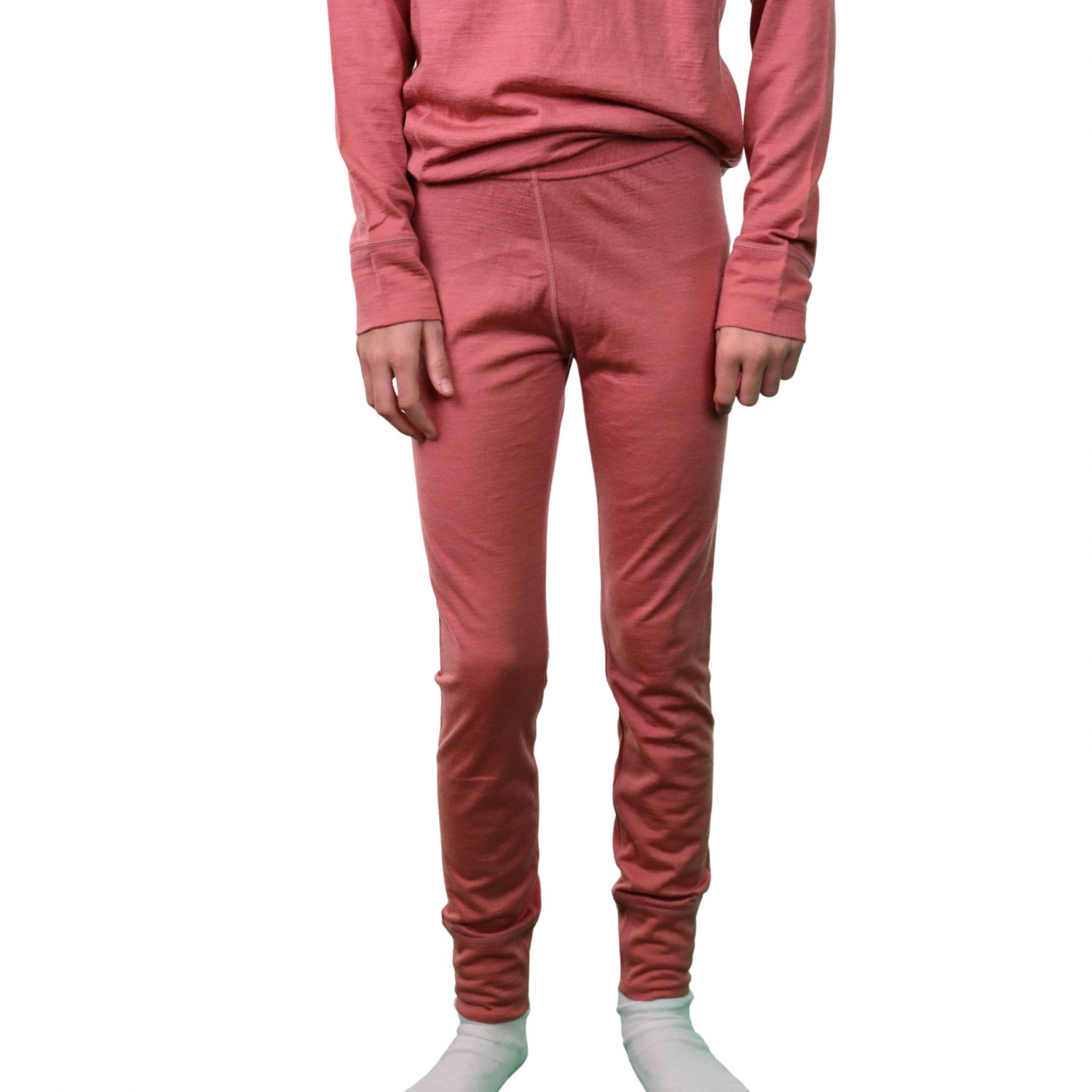 Helios Merino One, baselayer pants, junior, dusty rose