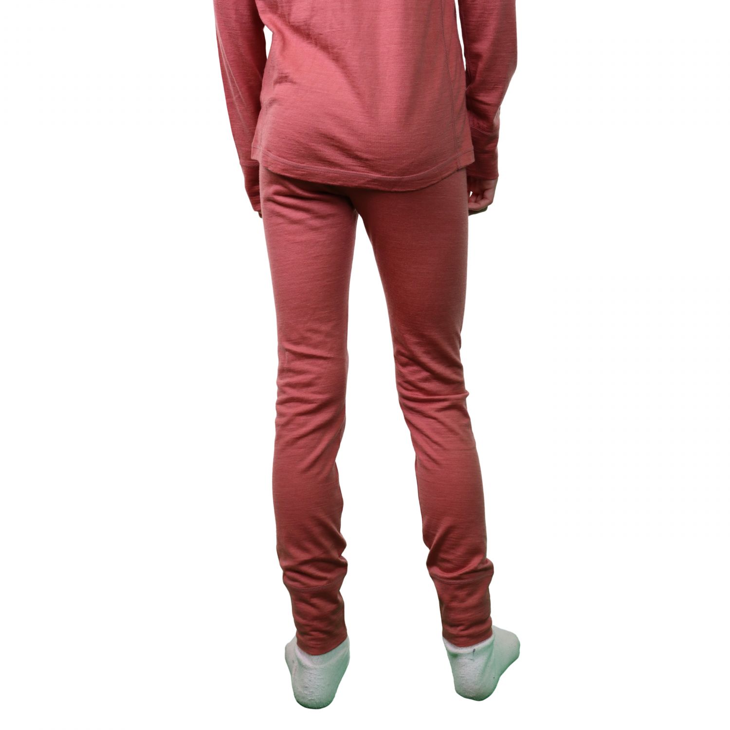 Helios Merino One, baselayer pants, junior, dusty rose