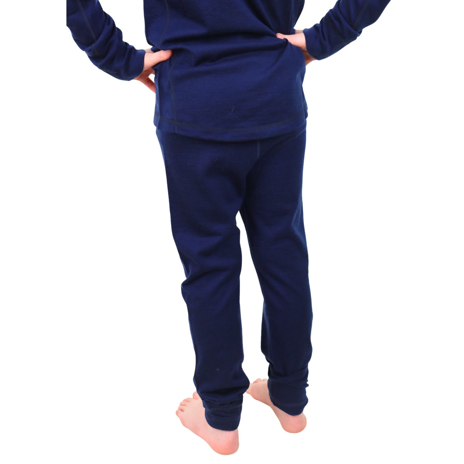 Helios Merino One, baselayer pants, junior, navy
