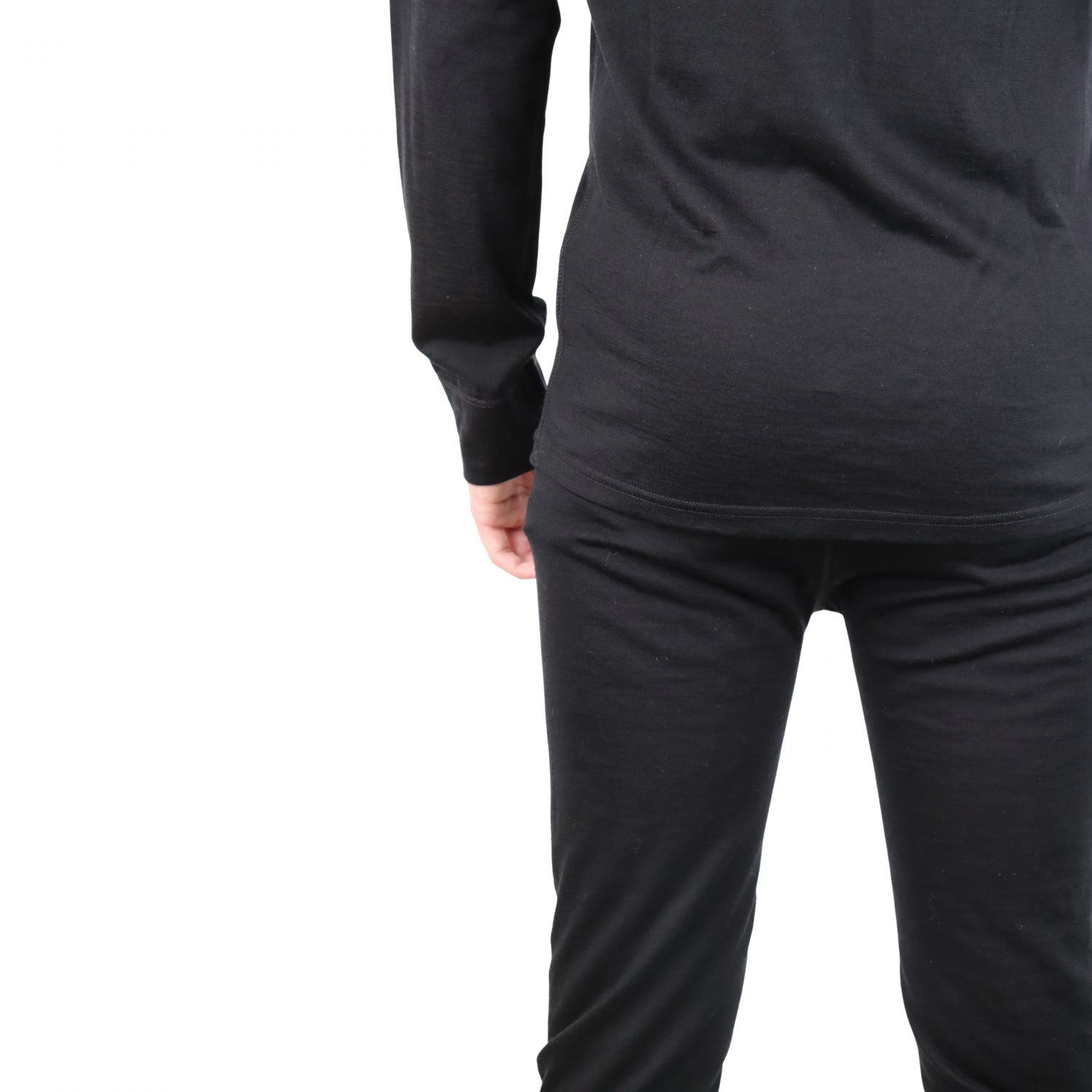 Helios Merino One, baselayer pants, men, black
