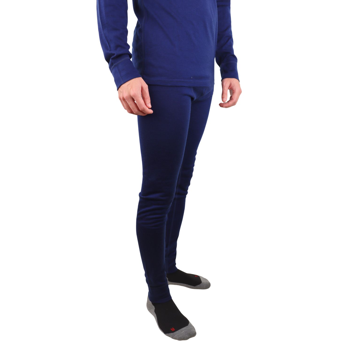 Helios Merino One, baselayer pants, men, navy