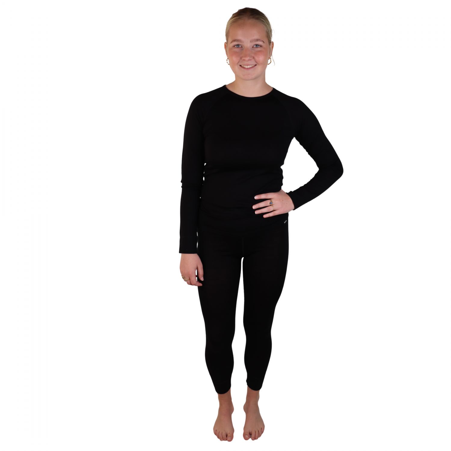 Helios Merino One, baselayer pants, women, black