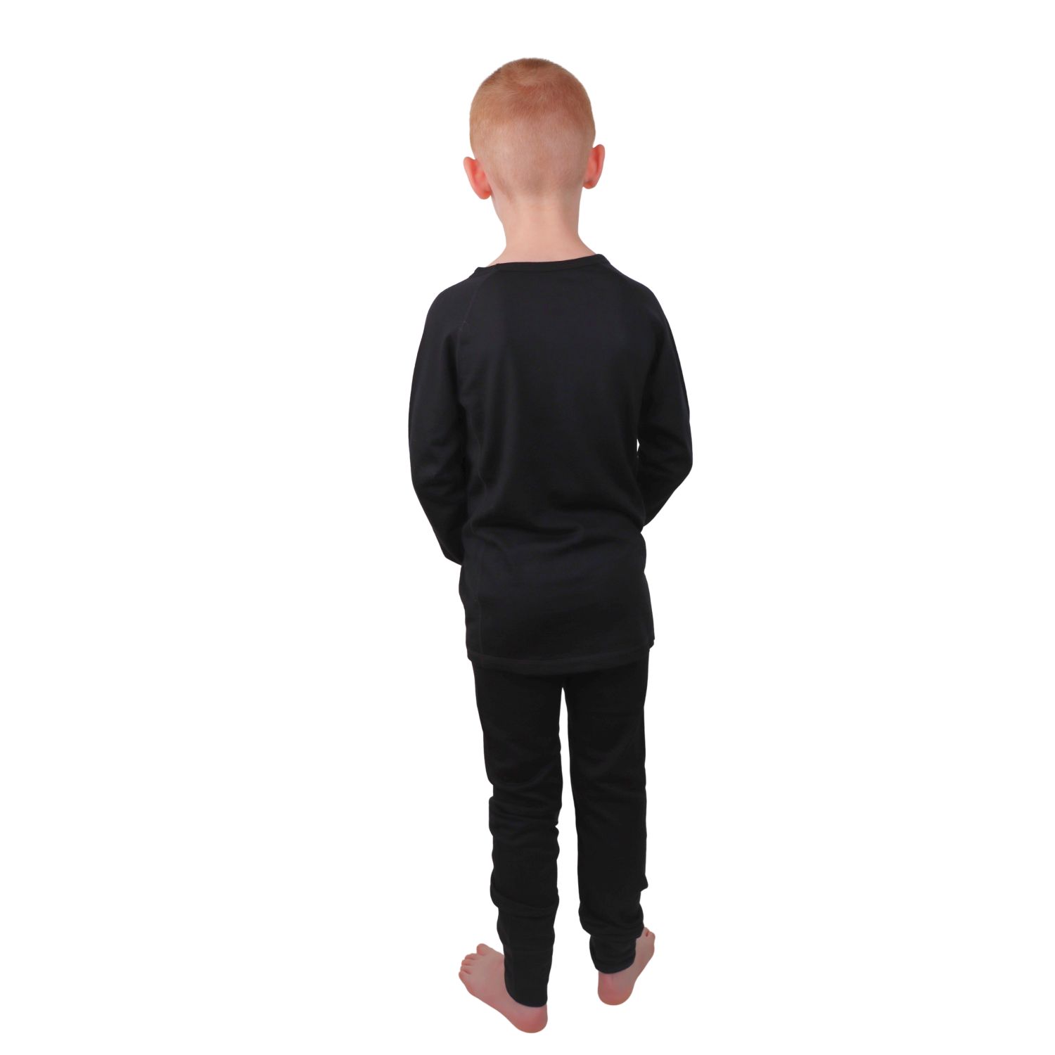 Helios Merino One, baselayer shirt, junior, black