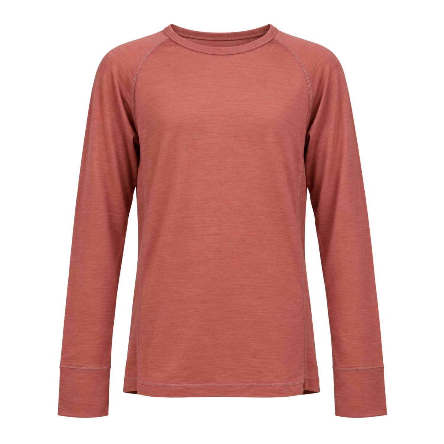Helios Merino One, baselayer shirt, junior, dusty rose