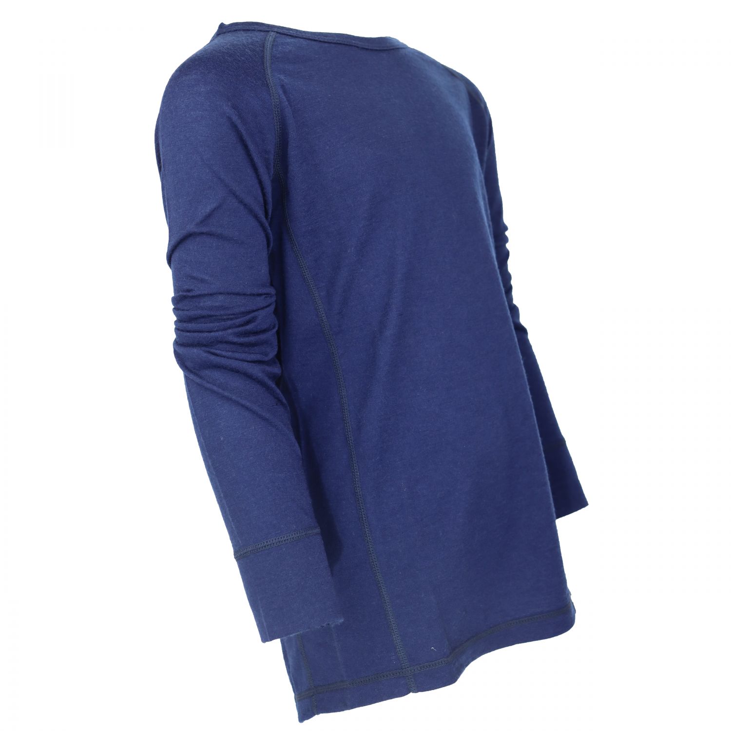 Helios Merino One, baselayer shirt, junior, navy