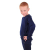 Helios Merino One, baselayer shirt, junior, navy