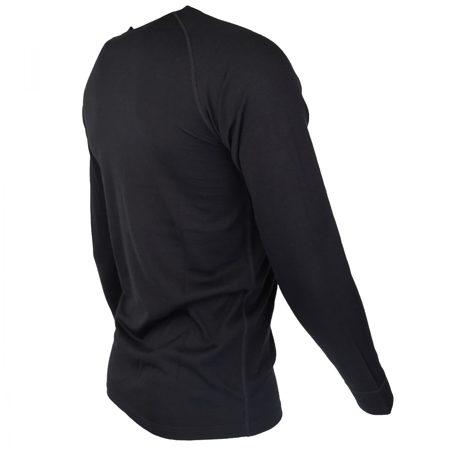 Helios Merino One, baselayer shirt, men, black