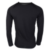 Helios Merino One, baselayer shirt, men, black