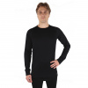 Helios Merino One, baselayer shirt, men, black