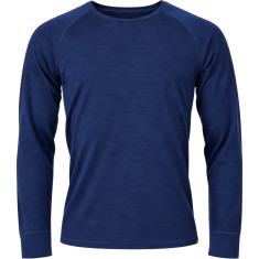 Helios Merino One, baselayer shirt, men, navy