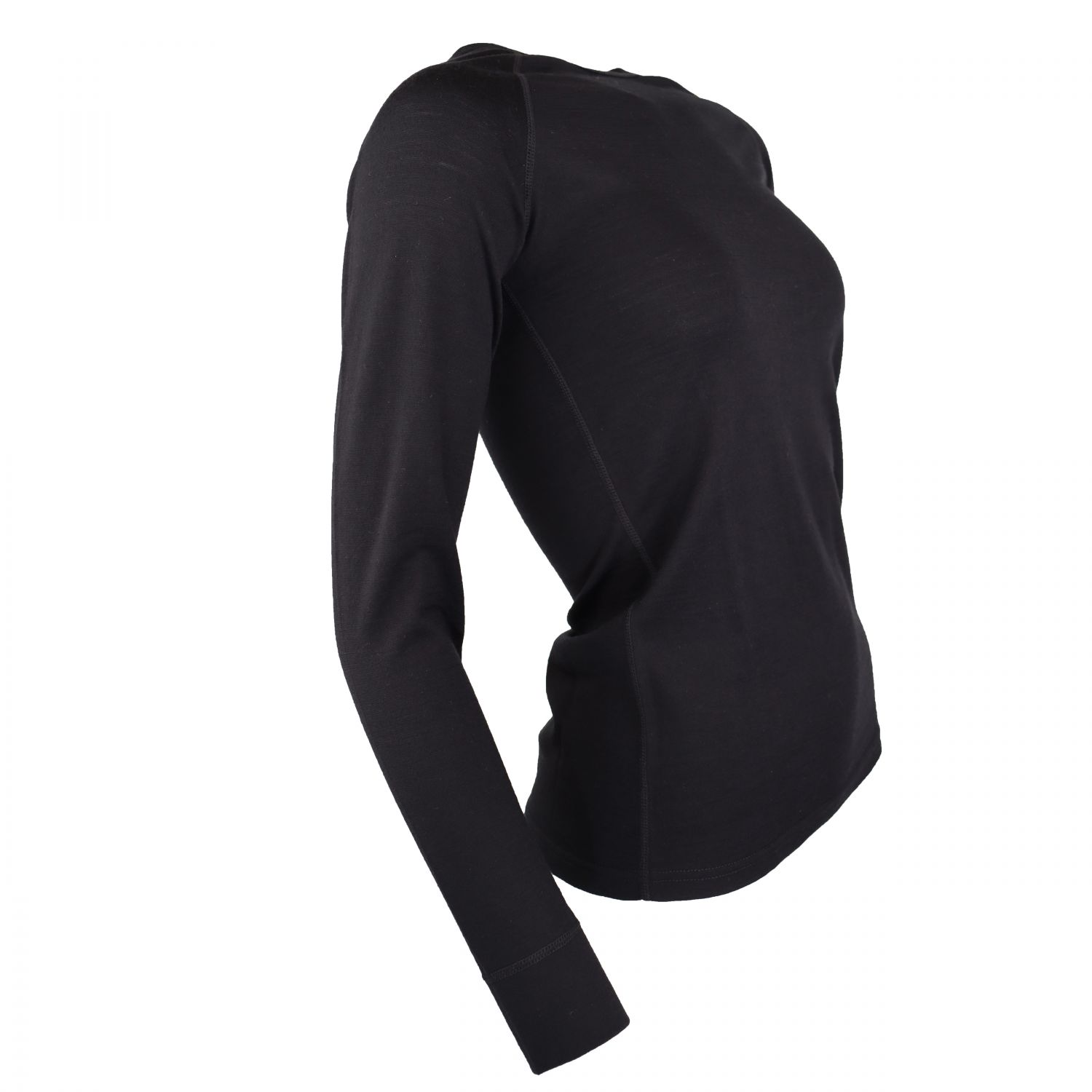 Helios Merino One, baselayer shirt, women, black