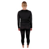 Helios Merino One, baselayer shirt, women, black