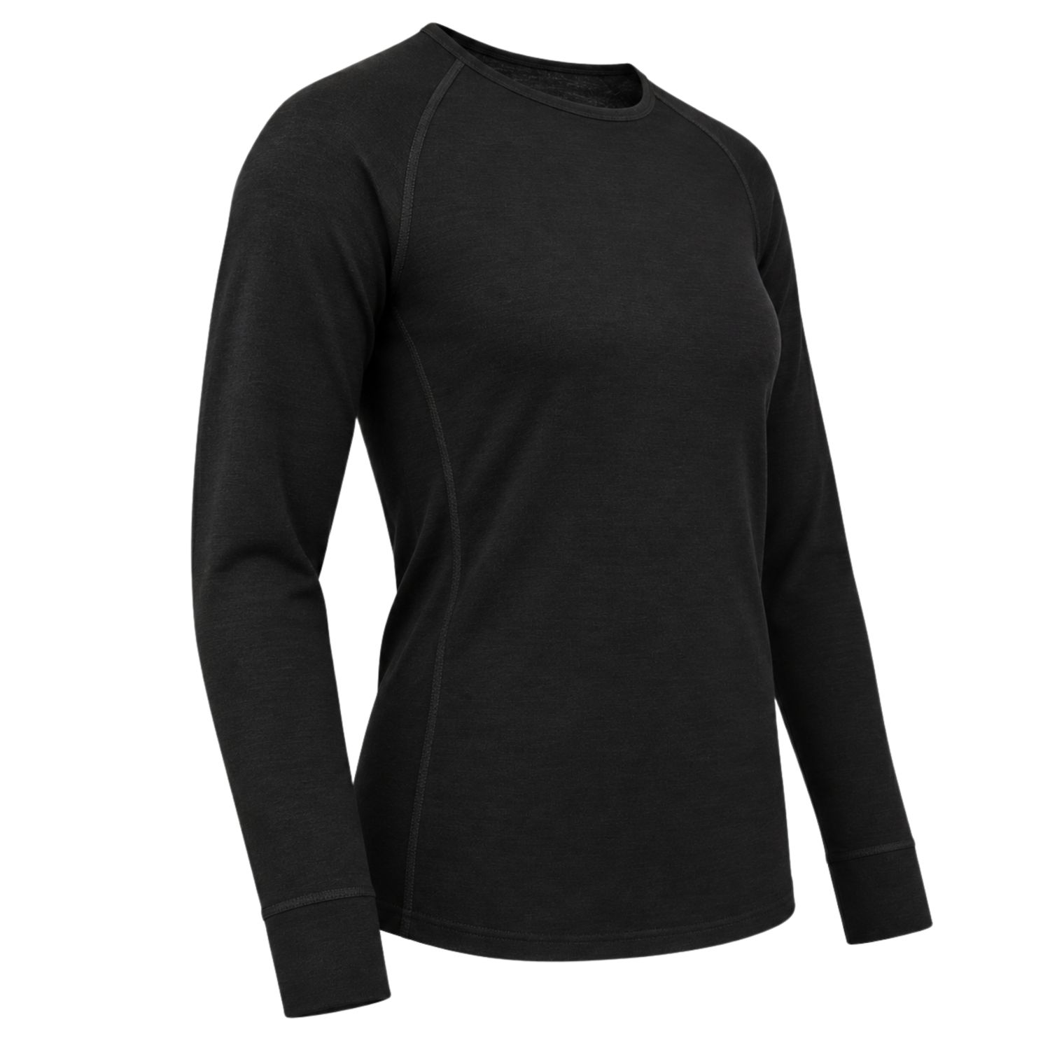 Helios Merino One, baselayer shirt, women, black