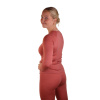 Helios Merino One, baselayer shirt, women, dusty rose
