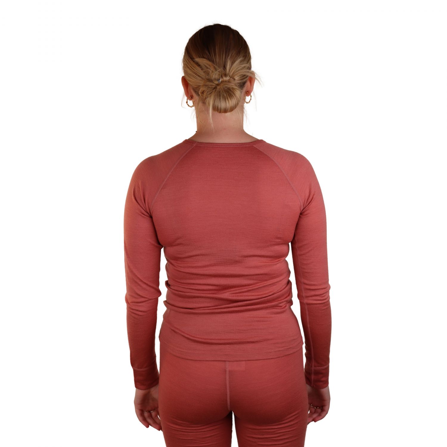 Helios Merino One, baselayer shirt, women, dusty rose