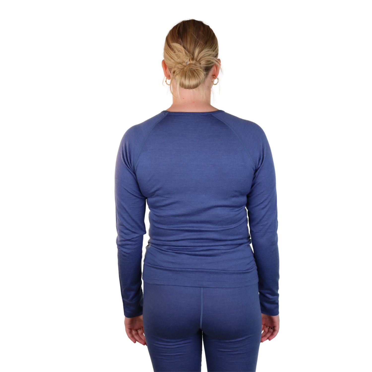 Helios Merino One, baselayer shirt, women, moonlight blue