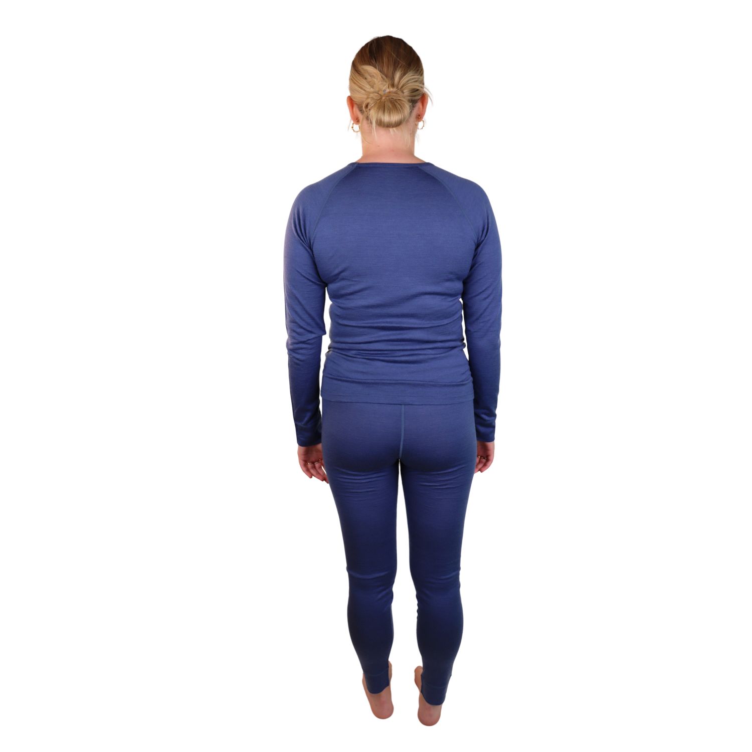 Helios Merino One, baselayer shirt, women, moonlight blue