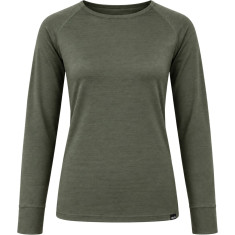 Helios Merino One, camiseta térmica mujer, verde