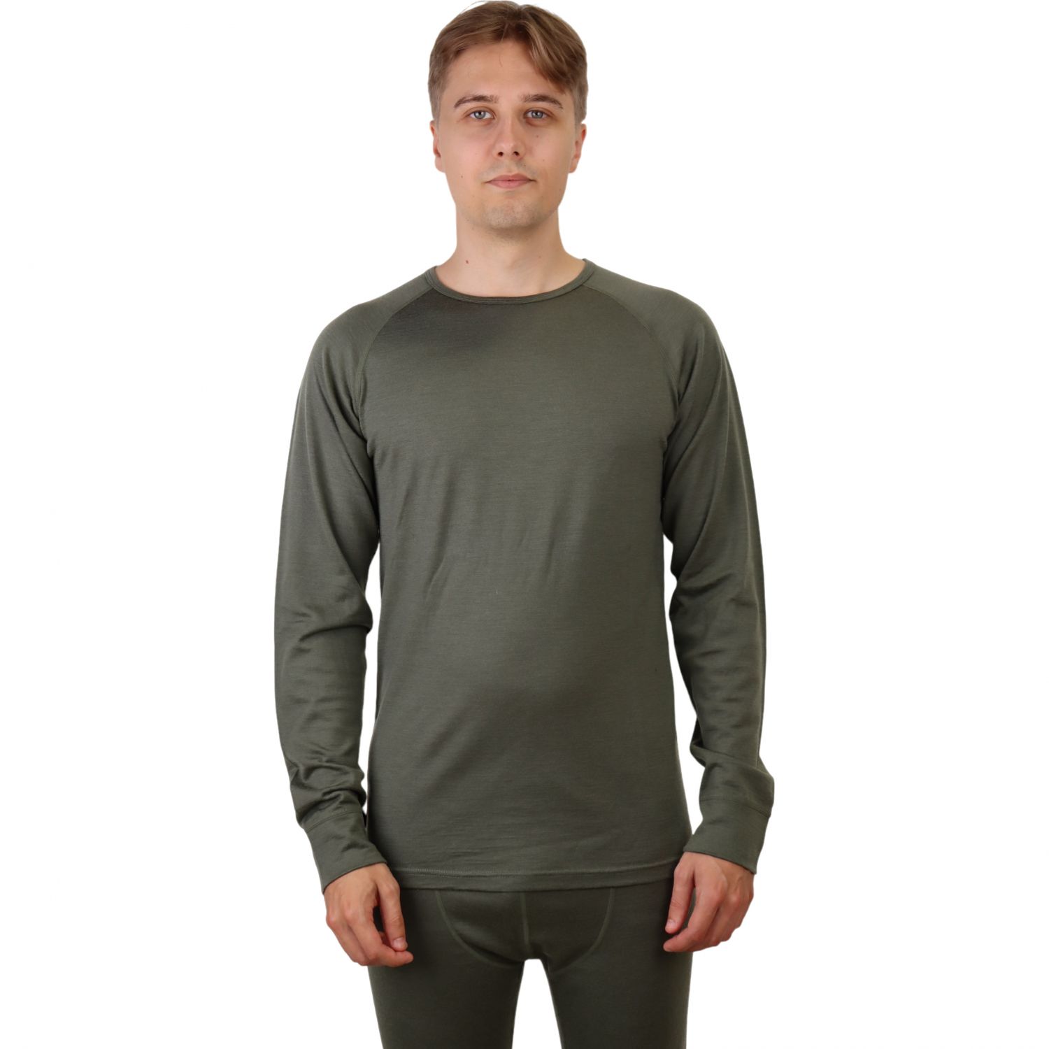 Helios Merino One, camisola interior de esqui, homem, verde