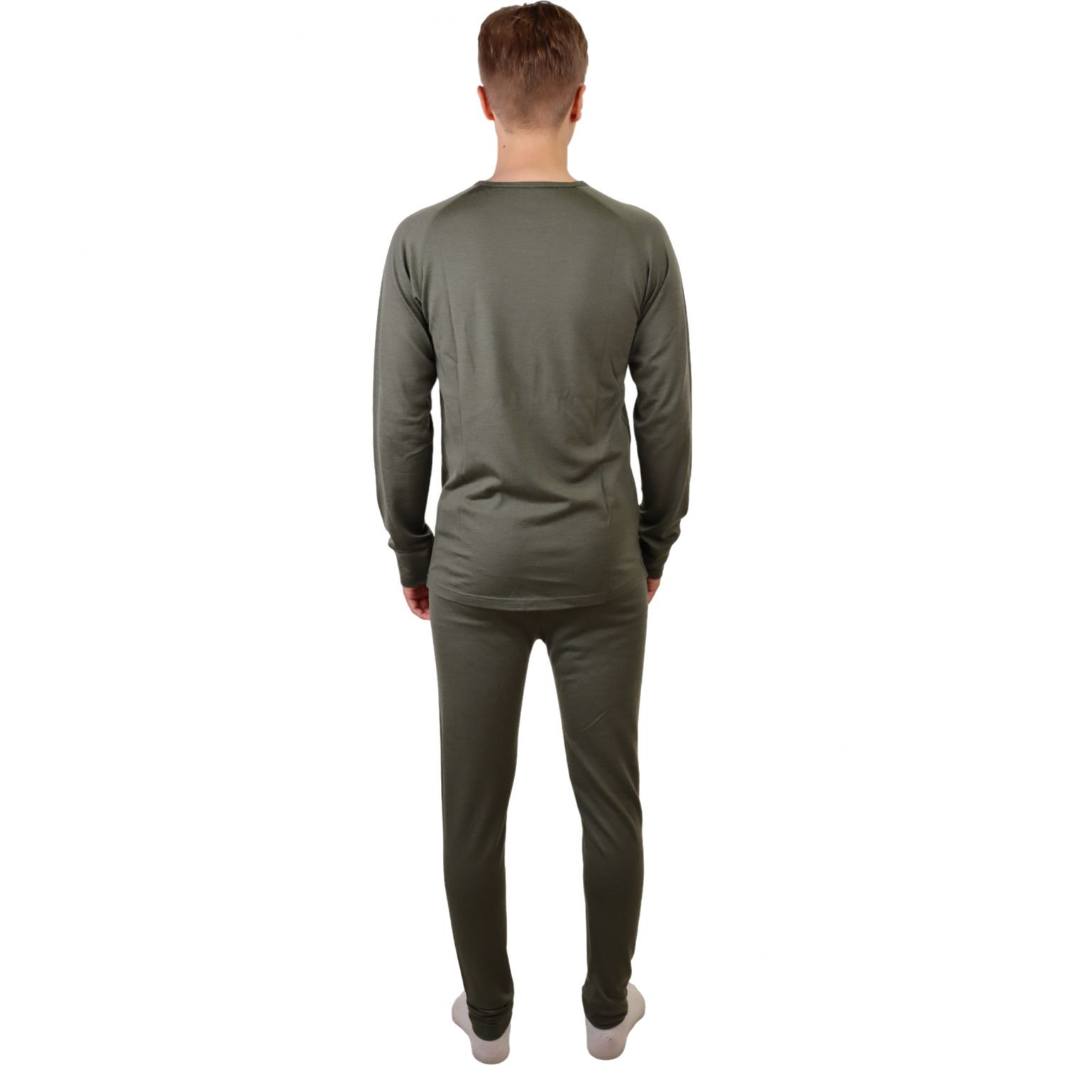 Helios Merino One, camisola interior de esqui, homem, verde