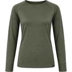 Helios Merino One, dames thermoshirt, groen