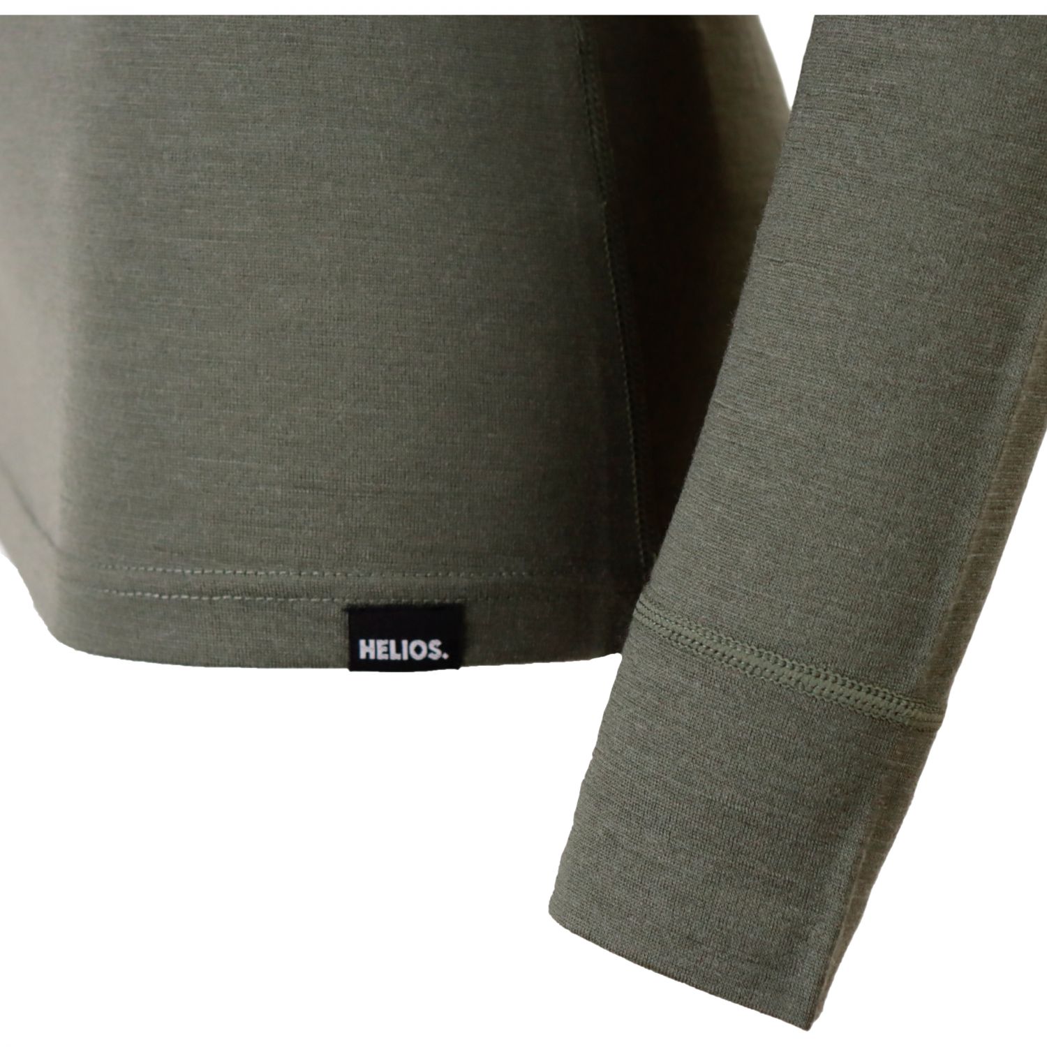 Helios Merino One, damska koszulka termoaktywna, zielona