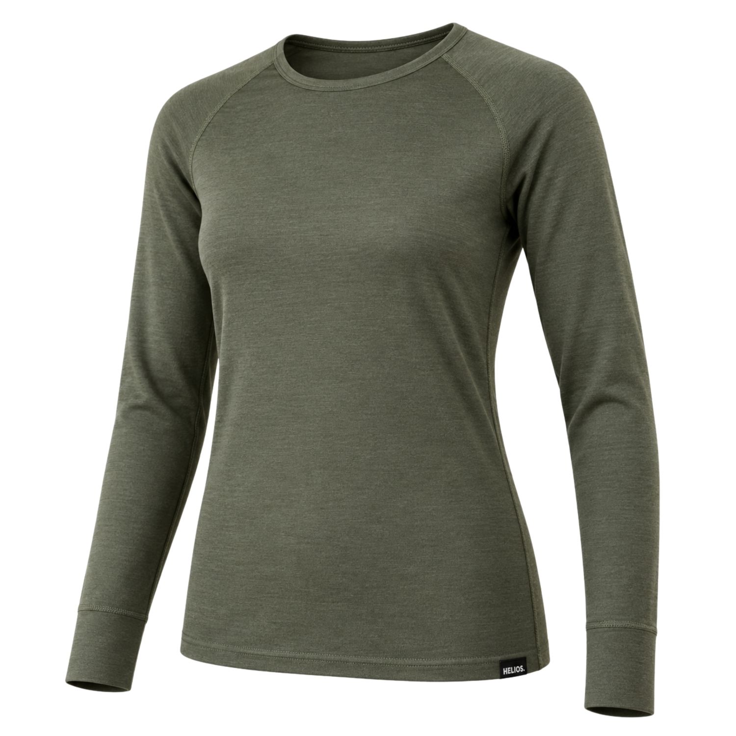 Helios Merino One, haut thermique, femme, vert