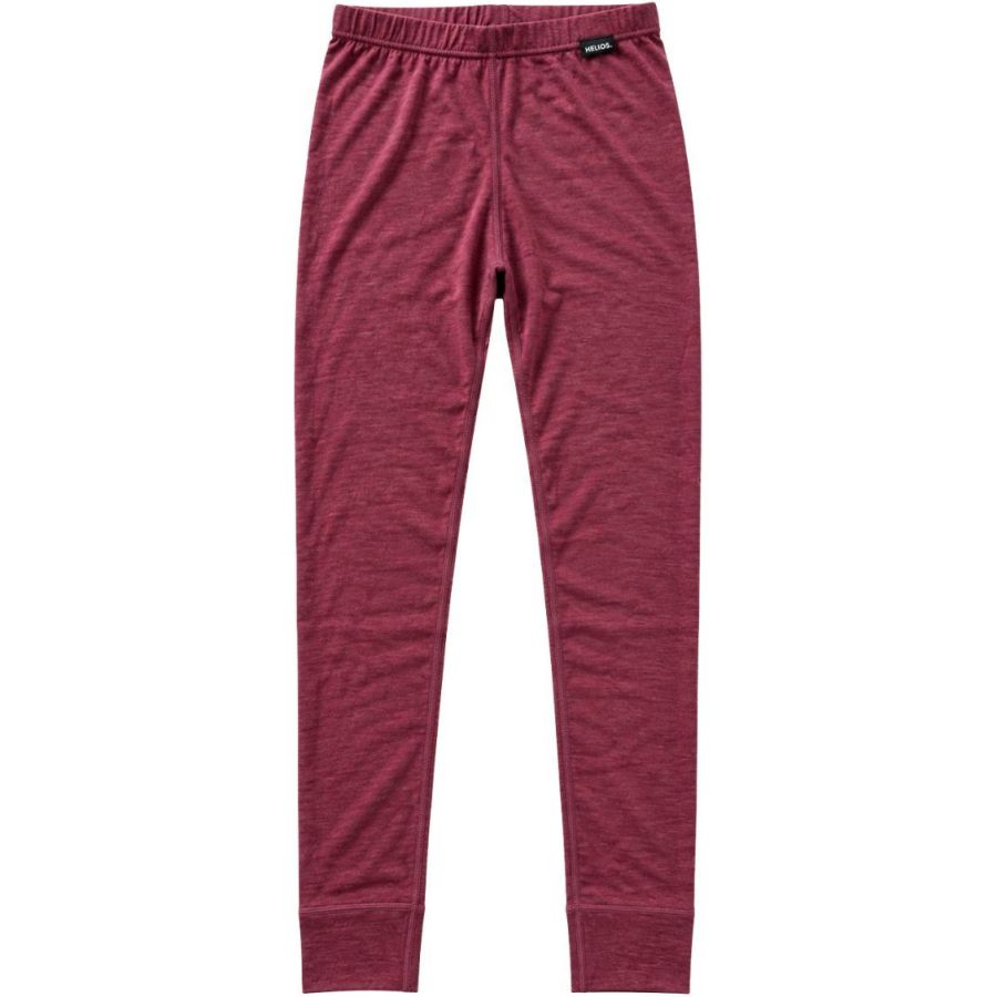 Helios Merino One, hiihtohousut, juniori, punainen