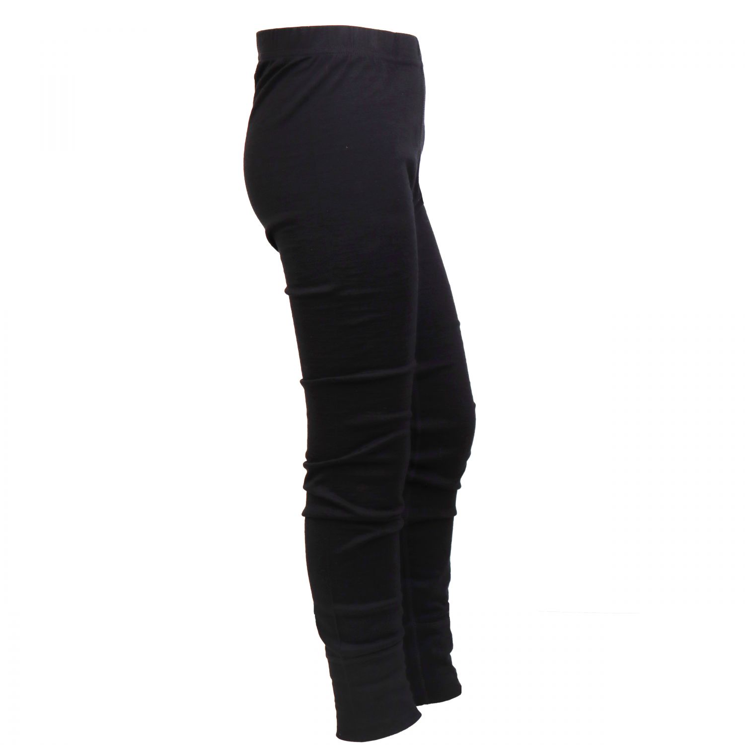 Helios Merino One, legginsy termoaktywne, junior, czarny