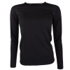Helios Merino One, maglia intima da sci da donna, nera