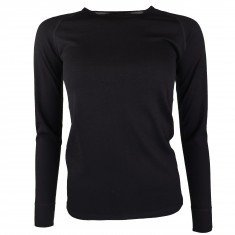 Helios Merino One, maglia intima da sci da donna, nera