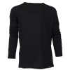 Helios Merino One, maglia intima da sci, junior, nera