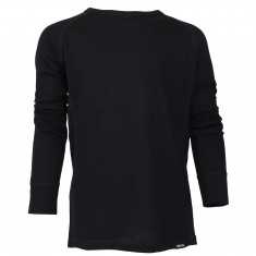 Helios Merino One, maglia intima da sci, junior, nera