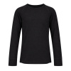 Helios Merino One, maglia intima da sci, junior, nera