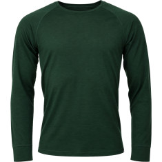 Helios Merino One, maglia intima da sci, uomo, verde scuro
