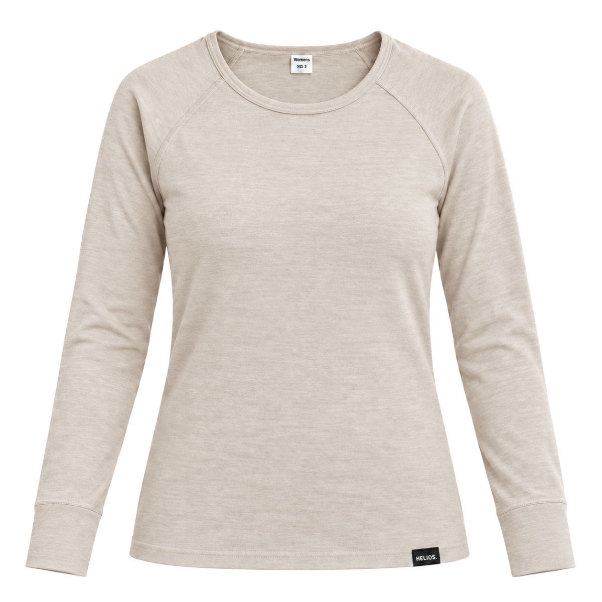 Helios Merino One, maglia termica da sci, da donna, beige