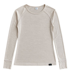Helios Merino One, maglia termica da sci, junior, beige